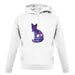 Space Animals - Cat unisex hoodie