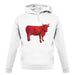 Space Animals - Cow unisex hoodie