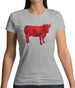 Space Animals - Cow Womens T-Shirt