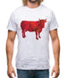 Space Animals - Cow Mens T-Shirt