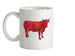 Space Cow Ceramic Mug