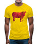 Space Animals - Cow Mens T-Shirt