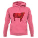 Space Animals - Cow unisex hoodie