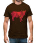 Space Animals - Cow Mens T-Shirt