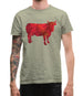 Space Animals - Cow Mens T-Shirt