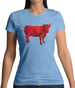 Space Animals - Cow Womens T-Shirt