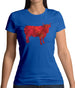 Space Animals - Cow Womens T-Shirt