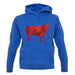 Space Animals - Cow unisex hoodie