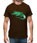 Space Animals - Crocodile Mens T-Shirt