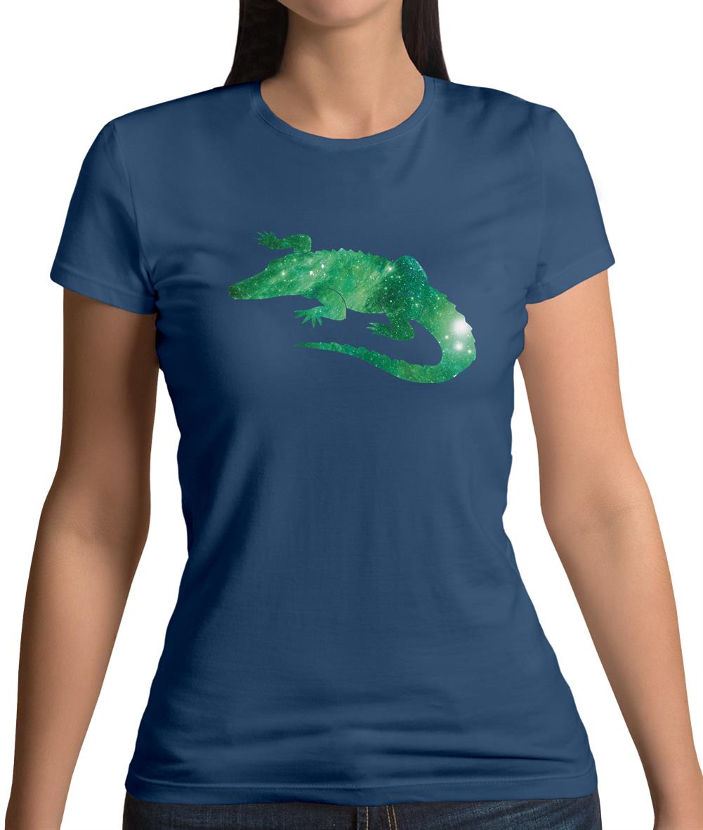 Space Animals - Crocodile Womens T-Shirt