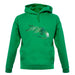 Space Animals - Crocodile unisex hoodie