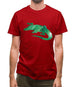 Space Animals - Crocodile Mens T-Shirt