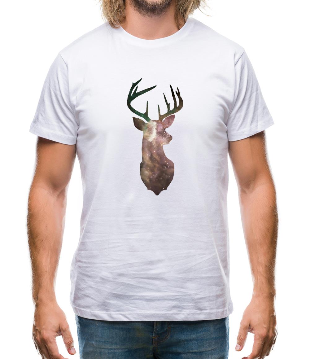 Space Animals - Deer Mens T-Shirt