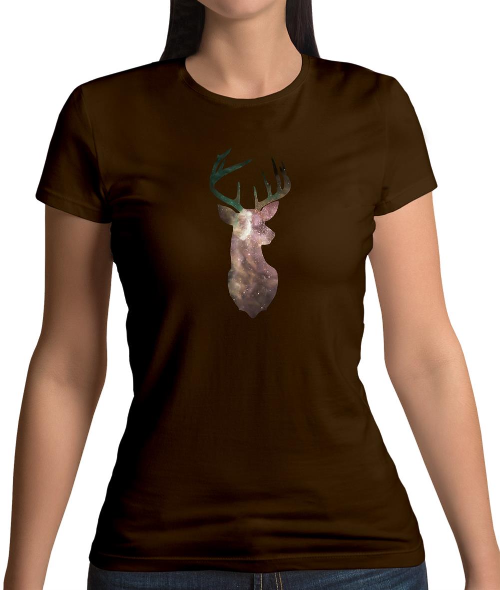 Space Animals - Deer Womens T-Shirt
