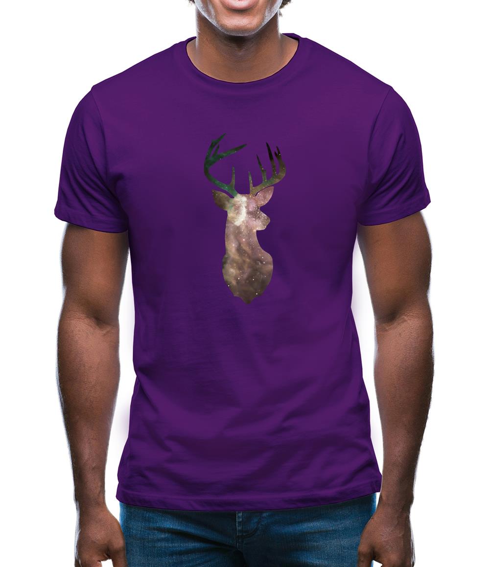 Space Animals - Deer Mens T-Shirt