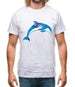 Space Animals - Dolphin Mens T-Shirt