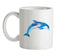 Space Dolphin Ceramic Mug