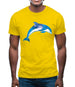 Space Animals - Dolphin Mens T-Shirt