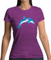 Space Animals - Dolphin Womens T-Shirt