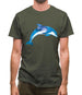 Space Animals - Dolphin Mens T-Shirt