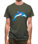 Space Animals - Dolphin Mens T-Shirt