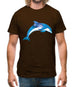 Space Animals - Dolphin Mens T-Shirt