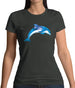 Space Animals - Dolphin Womens T-Shirt