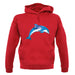 Space Animals - Dolphin unisex hoodie