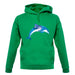 Space Animals - Dolphin unisex hoodie