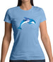 Space Animals - Dolphin Womens T-Shirt