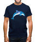 Space Animals - Dolphin Mens T-Shirt