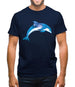 Space Animals - Dolphin Mens T-Shirt