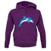 Space Animals - Dolphin unisex hoodie