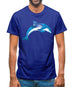 Space Animals - Dolphin Mens T-Shirt