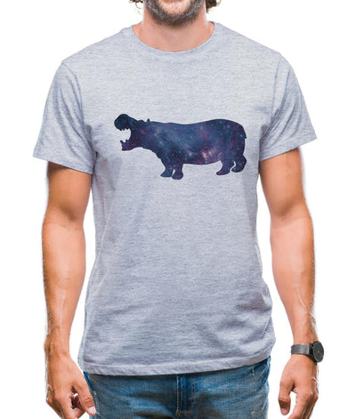 Space Animals - Hippo Mens T-Shirt