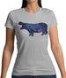 Space Animals - Hippo Womens T-Shirt