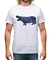Space Animals - Hippo Mens T-Shirt