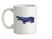 Space Hippo Ceramic Mug