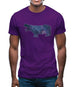 Space Animals - Hippo Mens T-Shirt