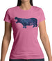 Space Animals - Hippo Womens T-Shirt