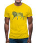 Space Animals - Lion Mens T-Shirt