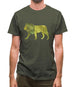 Space Animals - Lion Mens T-Shirt