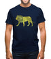 Space Animals - Lion Mens T-Shirt