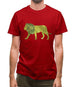 Space Animals - Lion Mens T-Shirt