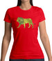 Space Animals - Lion Womens T-Shirt