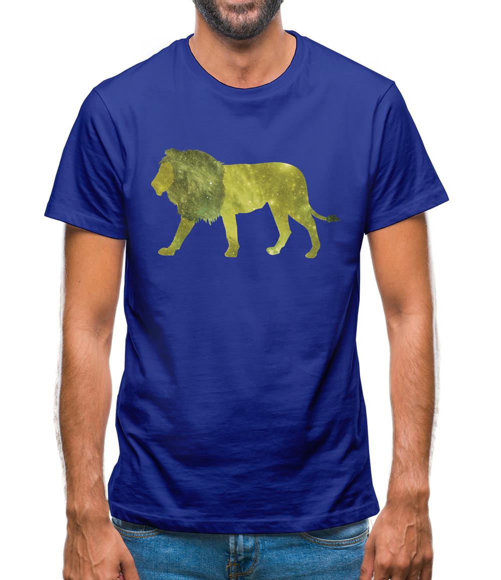 Space Animals - Lion Mens T-Shirt