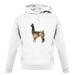 Space Animals - Llama unisex hoodie