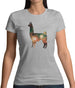 Space Animals - Llama Womens T-Shirt