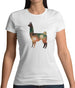 Space Animals - Llama Womens T-Shirt