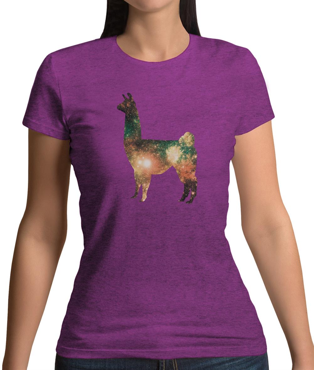 Space Animals - Llama Womens T-Shirt